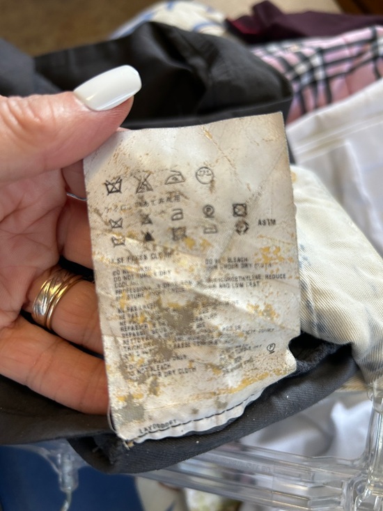 Prada cropped trousers. Ombre dipped gray gradient to a lighter waistband. 42 sz - Picture 8 of 8